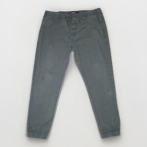 Matchstick Cargo Pants Men’s XXL Gray Drawstring Elastic Waist Tapered *Mark